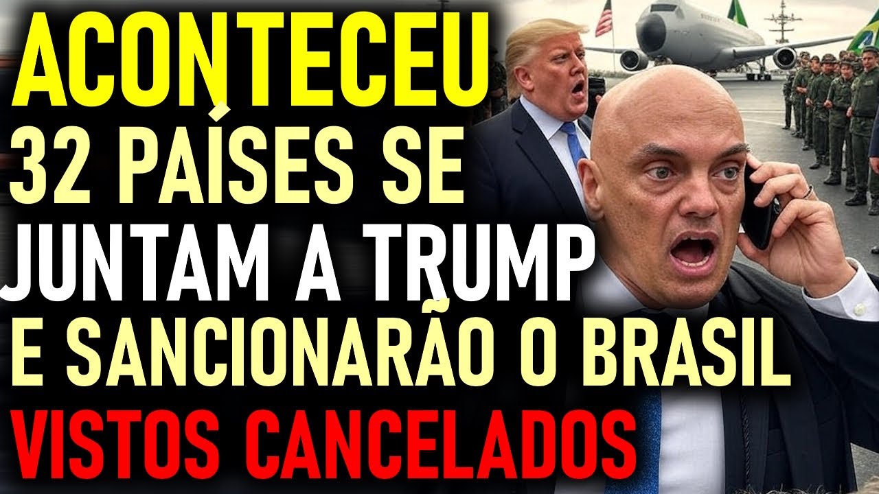 URGENTE: TRUMP BOTOU LULA E MORAES DE QUATRO, REVOGOU VISTOS, VAI DESLIGAR GPS E BLOQUEAR SATÉLITES