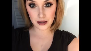 Warm Toned Eye Makeup - Pop of Glitter | AMF Makeup