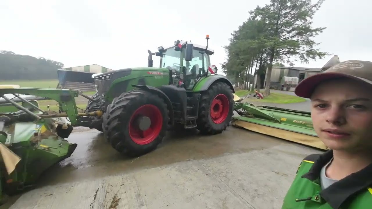 ETA PINABEL/ Préparation des faucheuses avant la fauche et l'andainage😎