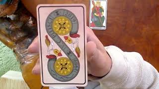 Sample Tarot reading with Tarot of Marseilles by Pitisci