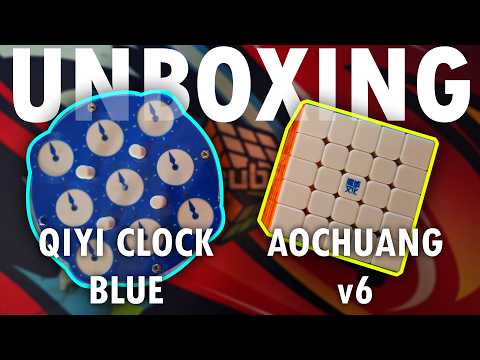 Qiyi Clock Blue 2024 | AoChuang V6 Unboxing and Review