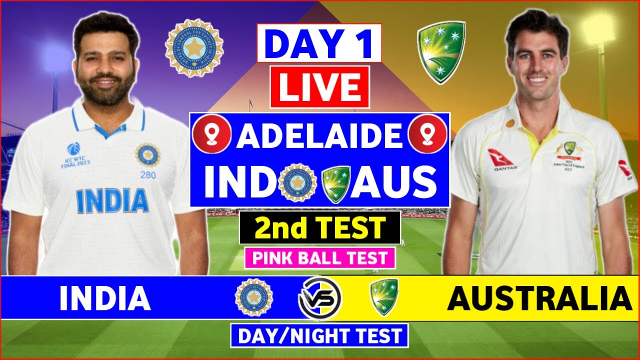 India vs Australia 2nd Test Live Scores | IND vs AUS 2nd Test Day 1 ...