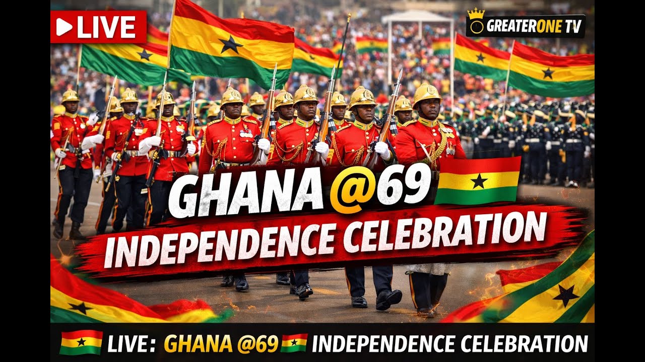🔴 LIVE: Ghana Marks 69 Years of Independence 🇬🇭 | Full Celebration & Parade