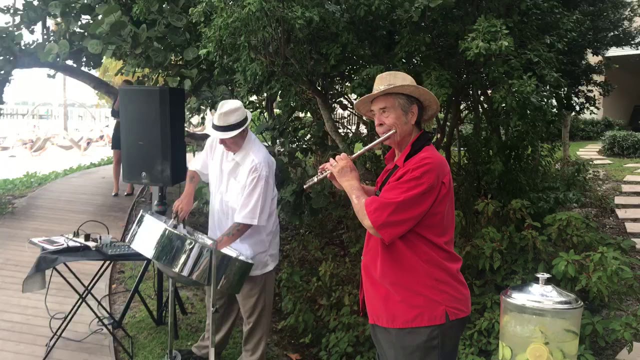Reel Ting Steel Drum Band Duo Wedding Ceremony Playa Largo Key Largo