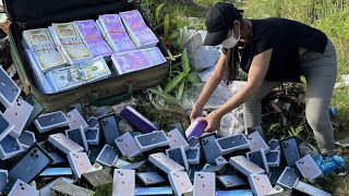 Money🤑 I found a lot of Millions rupee & iPhone 13 box in the trash | Restore Samsung A51 Broken
