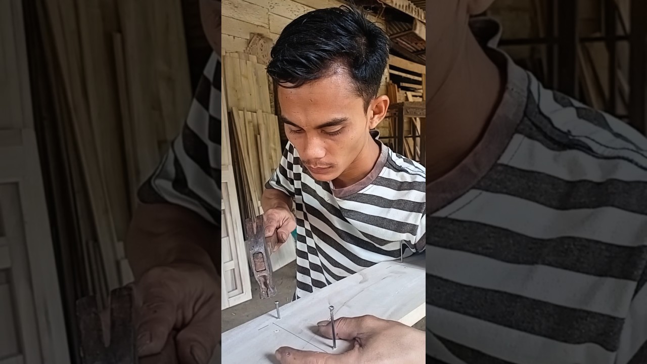 Tips memaku rapi tanpa merusak Permukaan kayu 