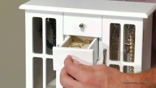2 Door Window Pane Jewelry Box - 11.25W x 12.25H in. - Product Review Video