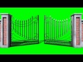 Green Screen Cancello Gate Open - Footage PixelBoom