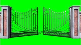 Green Screen Cancello Gate Open - Footage PixelBoom