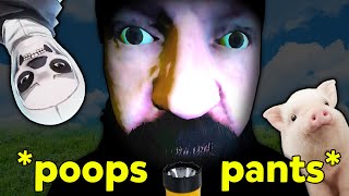 WHEN IDIOTS PLAY HORROR GAMES | Labyrinthine Co-op Funny \u0026 Scary Moments