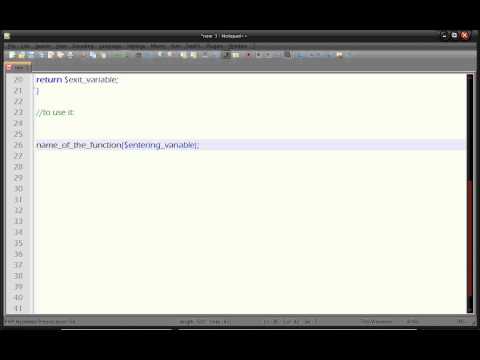 How To: Create a PHP Function and use it