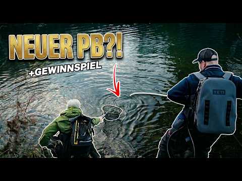 Weltmeister hilft Jan zu seiner ersten Forelle?🐟 + GEWINNSPIEL 🎁