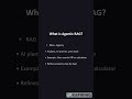 RAG vs Agentic RAG | The Future of AI Assistants #ai #coding #informationretrieval #dataanalytics