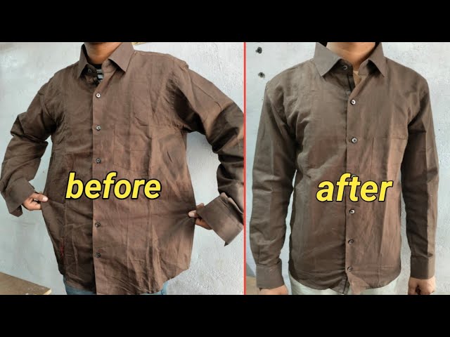 how to make a dress shirt bigger Tailoring: Making A Button-Down Shirt Bigger Sarah Shah