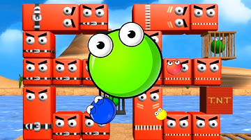 Bubble Blast Rescue 2 Gameplay Walkthrough Part 6 - Rescue The Green Alien Ball