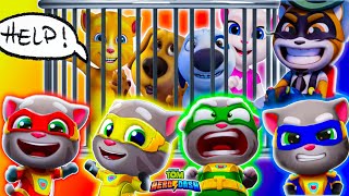 Talking Tom Hero Dash - Tom Red,Yellow,Green & Blue Rescue Friends - Defeat the Ultimate Bosses screenshot 2