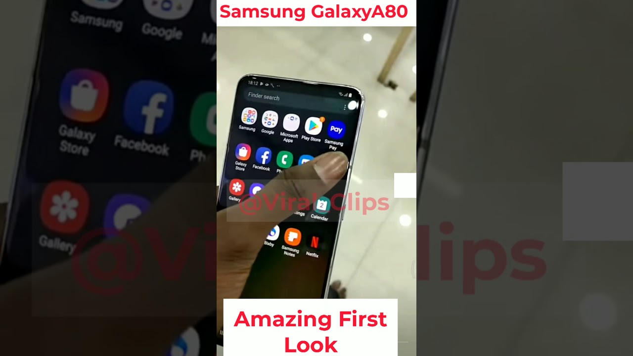 Samsung Galaxy A80 First look