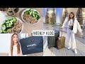 VLOG & HAUL | New Chanel Bag, Lululemon, Risotto Recipe… | Annie Jaffrey