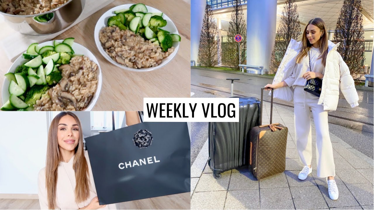 VLOG & HAUL | New Chanel Bag, Lululemon, Risotto Recipe… | Annie Jaffrey