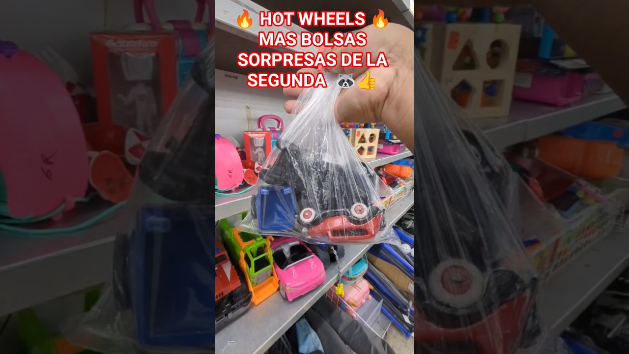 mas bolsas sorpresa 🔥 Hot Wheels 🔥 de la segunda 👍🦝 vintage
