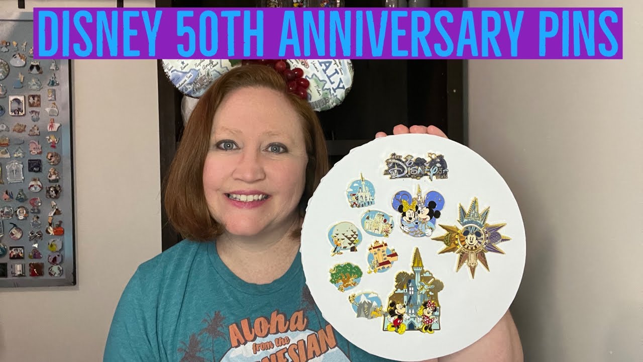 Disney 50th Anniversary Pin Collection | Disney Pins | Full Pin ...
