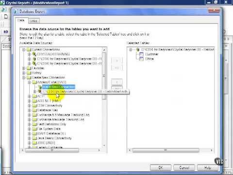 82 Crystal ReportsXI  Modifying a Report    Database Change Solution 1