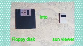 How to make a sun viewer just from a waste floppy disk best out of waste 👌👌