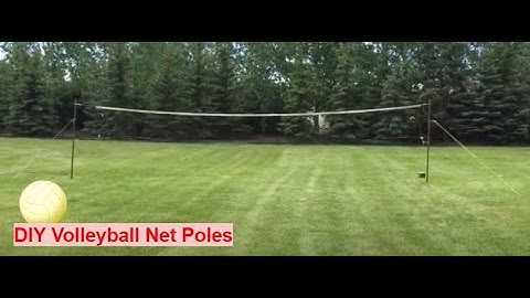 How to make Volleyball Net Poles | DIY