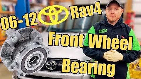 2006-2012 Toyota Rav4 Front Wheel Bearing (Hub Bearing) Replacement.