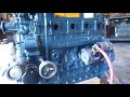 Kubota V1505 4 cylinder diesel engine cold start