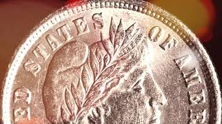 1908 BARBER DIME: $3 - $170 DEPENDING ON NUMISMATIC STATE! 90% SILVER!!