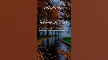 قرآن كريم آية خاشعة من سورة الفجر