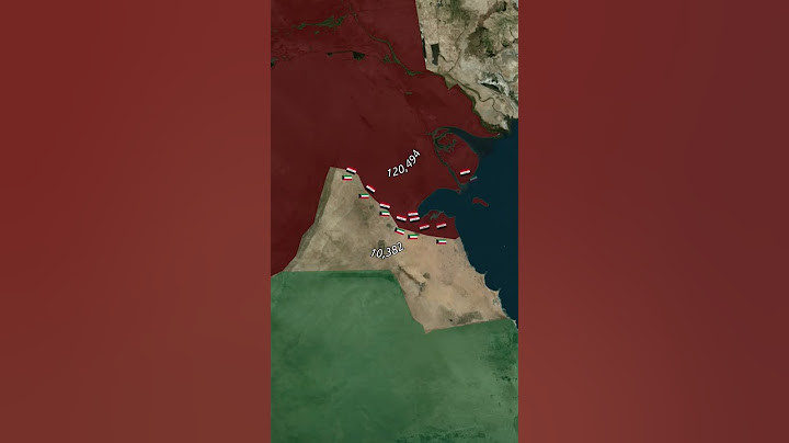 Iraq invasion of Kuwait 1990, animated map