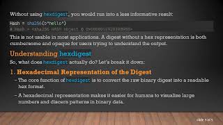 Famous Understanding hexdigest: The Key to Hashing in Python Wealth