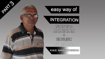 Plus two Integration class| Malayalam + English | part 3 |