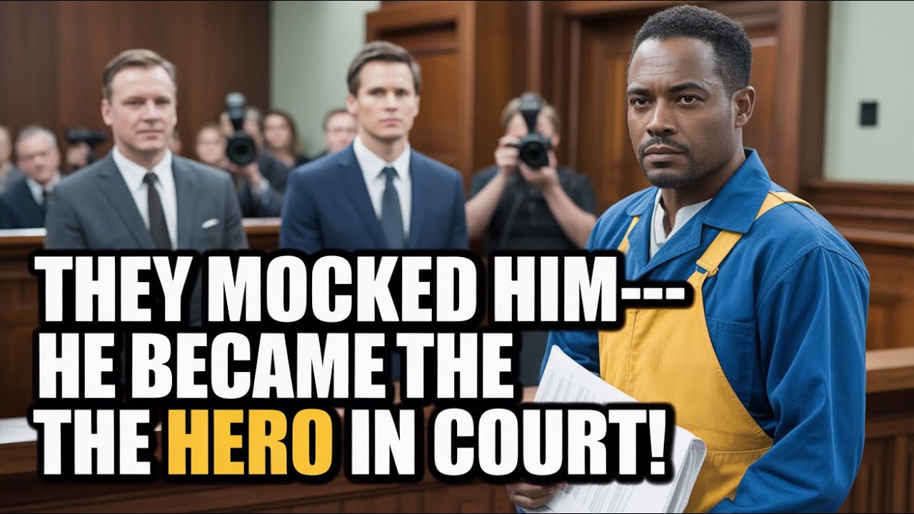I WILL DEFEND HIM! — Everyone Laughed at the Black Janitor…Until He Saved the Billionaire in Court