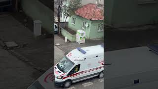 Ambulans videosu çektim
