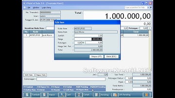 Tutorial 16 - Cara Mencatat Transaksi Kasir Pada Program Toko iPOS 3.3/3.0