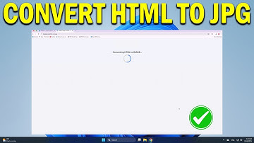 How To Convert HTML Webpage to JPG Image - Quick Fix