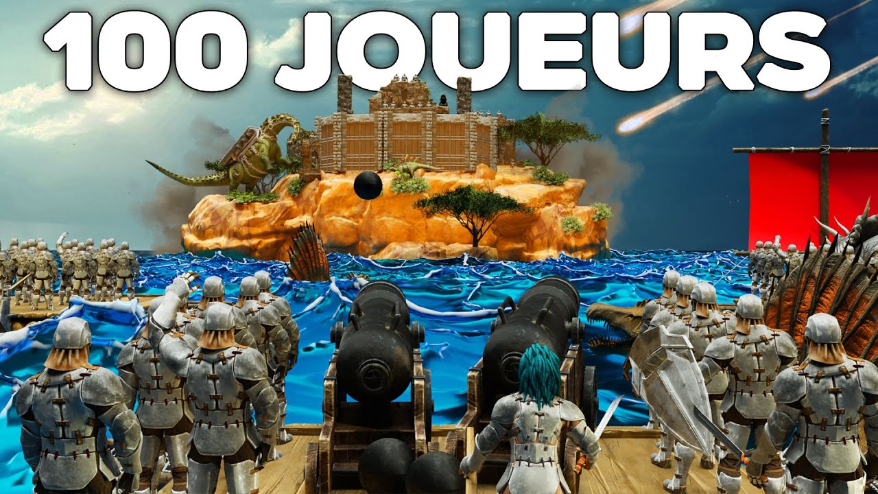 100 JOUEURS Créent Une Civilisation Sur ARK