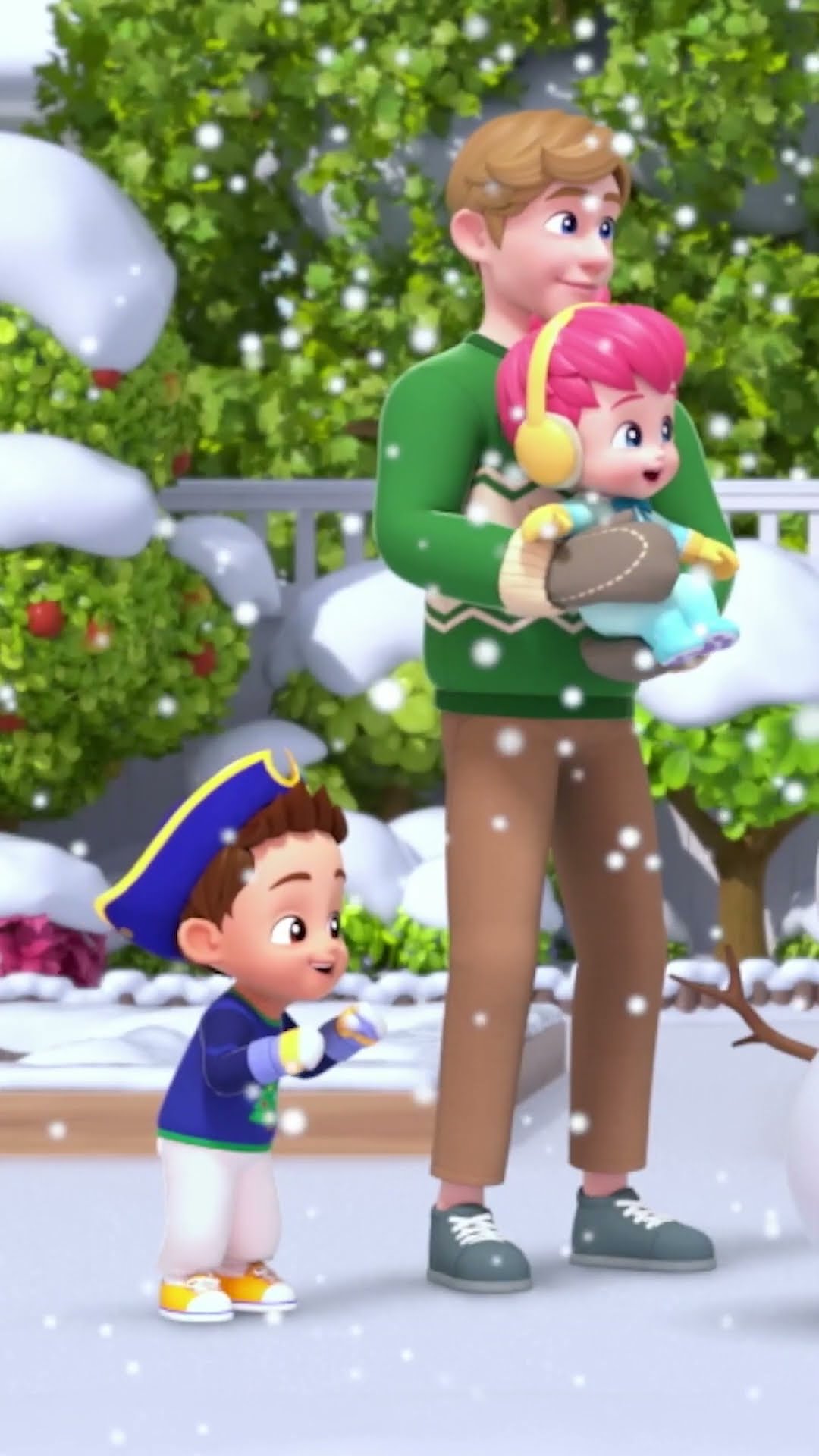 Brody Loves Snowy Winter ❄️ #bebefinn #shorts #kidssong