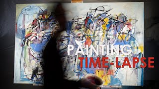 Painting time-lapse - Francesco D'Adamo (Abstract expressionism)
