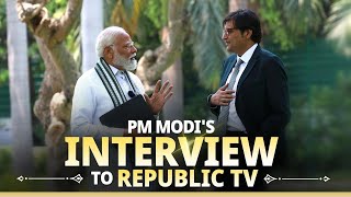Live Pm Modis Interview To Republic Tv