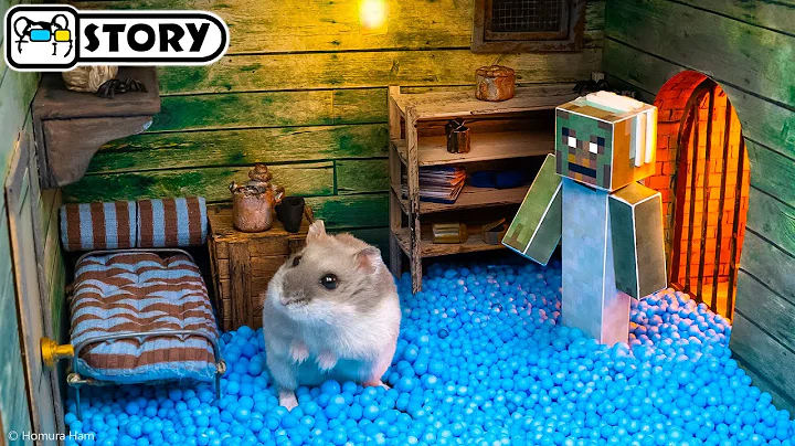 Hamster vs Granny in the Minecraft Dungeons - Redstone Mines 🐹 Homura Ham Pets