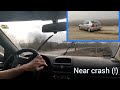 Opel Astra G drift almost crash