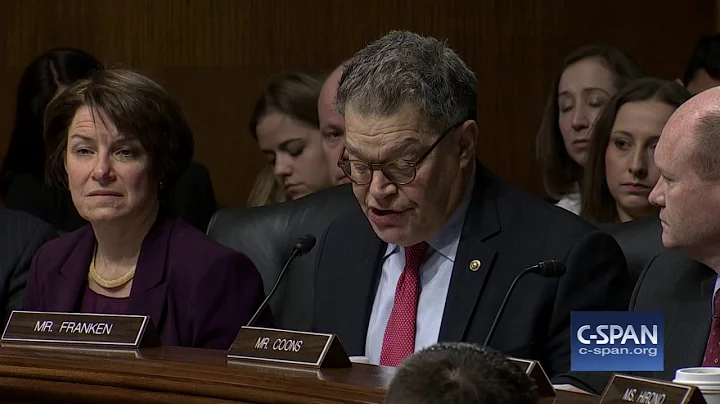 Sen. Franken: "It was not a gotcha question, sir." (C-SPAN)