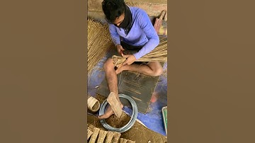 Easy technique  to Make stick broom || Broom Making || Coconut stick Broom #shortsvideo #shorts