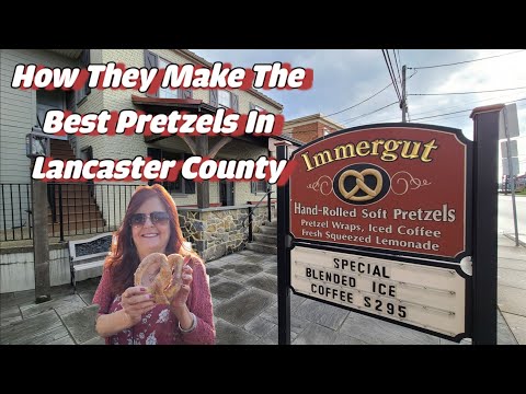 Immergut Hand Rolled Soft Pretzels Intercourse Pa (Amish Country) hqdefault
