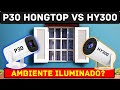 P30 hongtop vs hy300 magcubic  teste em ambiente com luminosidade e claridade