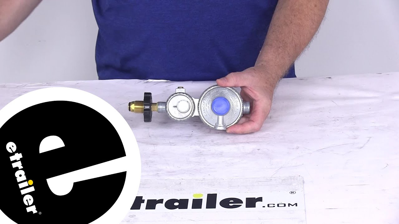 etrailer | All About the Camco Horizontal 2-Stage Propane Regulator w/ P.O.L